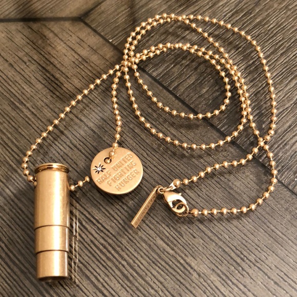 Classic - Fighting Hunger Necklace // Gold - Picture 2 of 14